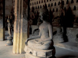 Buddhist Sculptures at Wat Si Saket  Vientiane  Laos