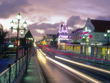 Night Scene of Oranjestad  Aruba  Caribbean