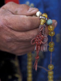 Mongolian Buddhist Holding a Rosary  Ulaan Baatar