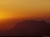 Sunset on Petra Valley  Jordan