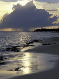 Rouge Beach on St Martin  Caribbean