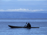 Canoe on Lake Tanganyika  Tanzania
