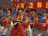Drum Performance During Chinese New Year  Beijing  China