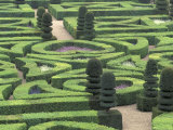 Garden Details o fJardins et Chateau Villandry  Indre et Loire  France