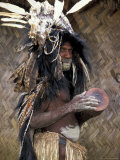 Spiritual Huli Wigman Tribesman  Tari  Papua New Guinea  Oceania