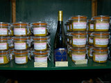 Foie Gras and Wine in Shop  Ile St Louis  Paris  France