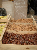 Nuts at Outdoor Market  Arles  Provence  France