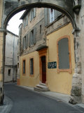 Arch Over Narrow City Street  Arles  Provence  France