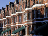 Terraced Row of Brick Buildings  Bournemouth  Dorset  England