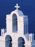 Coastal Bell Towers  Santorini  Greece