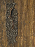 Handle on Historic Lom Stave Church  Norway
