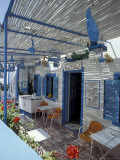 Breakfast Bar with Bird Cages  Thira  Cyclades Islands  Greece