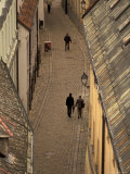 Old Town Street from Michael Tower  Bratislava  Slovakia