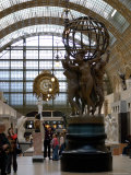 Interior of Musee d'Orsay  Paris  France
