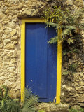 Door and Stone Wall  Parati  Brazil