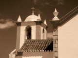 Tile Roof and Traditional Whitewashed Church  Cacela Velha  Portugal