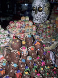Day of the Dead  Candy Skulls  Abastos Market  Oaxaca  Mexico