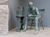 Sculpture at Franklin Delano Roosevelt Memorial  Washington DC  USA
