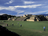 Monte Alban Ruins  Oaxaca  Mexico