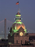 City Hall in Morning Light  Savannah  Georgia  USA
