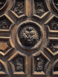 Carved Wooden Door Detail  Guanajuato  Mexico