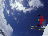 Skiing in Loveland Pass  Colorado  USA