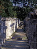 Temple of Columns  Chichen Itza Ruins  Maya Civilization  Yucatan  Mexico
