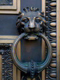 Lion-Headed Handle on Door of Baltimore City Courthouse  Baltimore  Maryland  USA