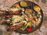 Close-up of Seafood Platter  Puerto Vallarta  Mexico