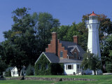 Port Sanilac Lighthouse  Lake Huron  Michigan  USA