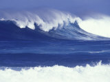 Waves off Kulima Point  Northshore  Oahu  Hawaii  USA