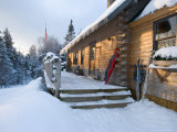 Main Lodge of the AMC's Little Lyford Pond Camps  Northern Forest  Maine  USA