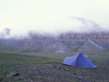 Camping Above Itikmalak River Valley  Gates of the Arctic National Park  Alaska  USA
