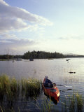 Kayaking on Umbagog Lake in the Northern Forest  Maine  USA