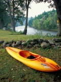 Kayak on Housatonic River  Litchfield Hills  Housatonic Meadows State Park  Connecticut  USA