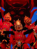 Masked Warriors Dance  Concert of Traditional Music  Shaanxi Grand Opera House  Xi'an  China