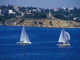 Sailboats in the Harbor Area  Port of Sevastopol  Black Sea  Sevastopol  Ukraine