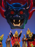 Masked Warriors Dance  Concert of Traditional Music  Shaanxi Grand Opera House  Xi'an  China