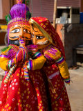 Puppets for Sale in Downtown Center of the Pink City  Jaipur  Rajasthan  India