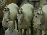 Terra Cotta Warriors and Horses Dig  Xi'an  Shaanxi Province  China