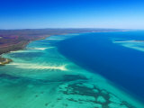 West side of Fraser Island and Great Sandy Straits  Queensland  Australia