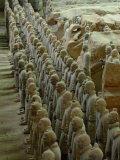 Terra Cotta Warriors and Horses Dig  Xi'an  Shaanxi Province  China