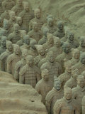 Terra Cotta Warriors and Horses Dig  Xi'an  Shaanxi Province  China