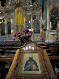 Icon Painting in Greek Orthodox Church  Uspensky Cathedral  Odessa  Ukraine