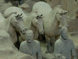 Terra Cotta Warriors and Horses Dig  Xi'an  Shaanxi Province  China