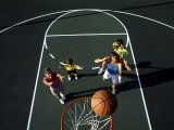 Family Playing Basketball Together