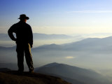 Man in Hat  Mount Buffalo National Park  Victoria  Australia