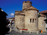 Medieval Brick Church in Old Town  St John Aliturgetoes Church  Nessebur  Bulgaria