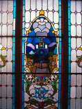 Stained Glass Window  Railway Station  Dunedin  New Zealand