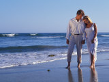 Couple on Vacation at Tropical Beach